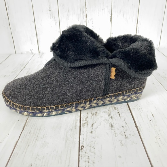 Toni Pons Origens Espadrille Platform Gray Wool Slip On Booties Women’s Size 10 - Picture 4 of 11